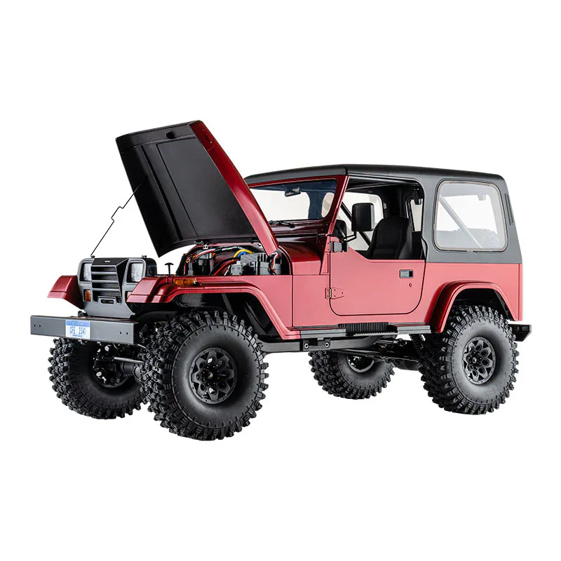 FMS Rochobby Mashigan RS 1:10 4WD RC Crawler - Red package view