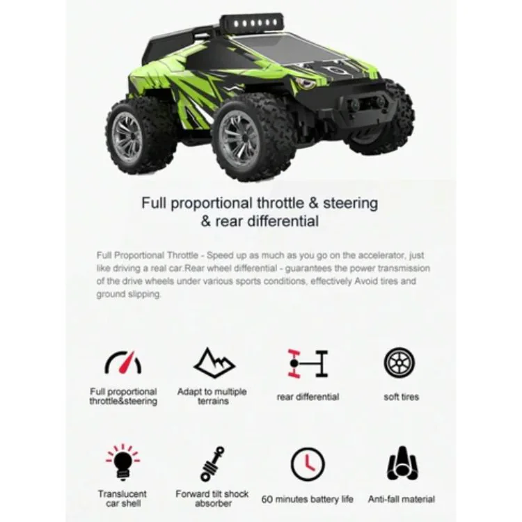 S911 1:20 20KM/H 2.4GHz Off-Road Remote Control Racing Truck package view