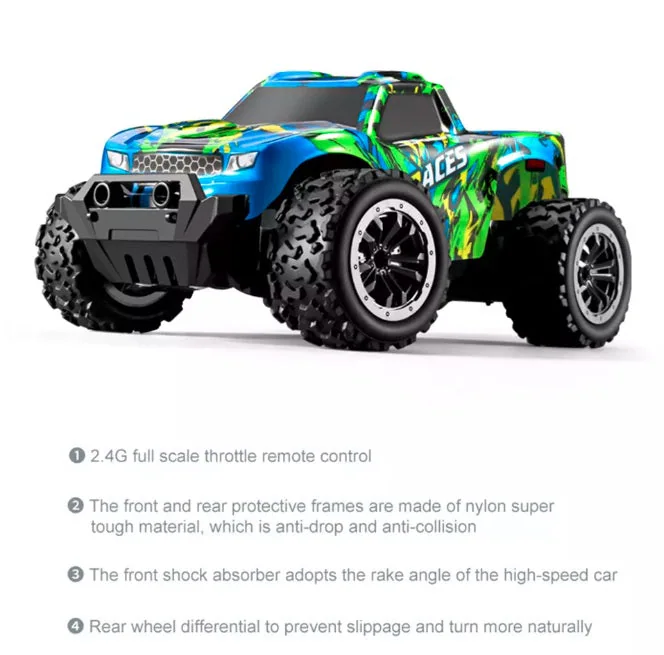 S921 1:20 20KM/H 2.4GHz Off-Road Remote Control Racing Truck package view