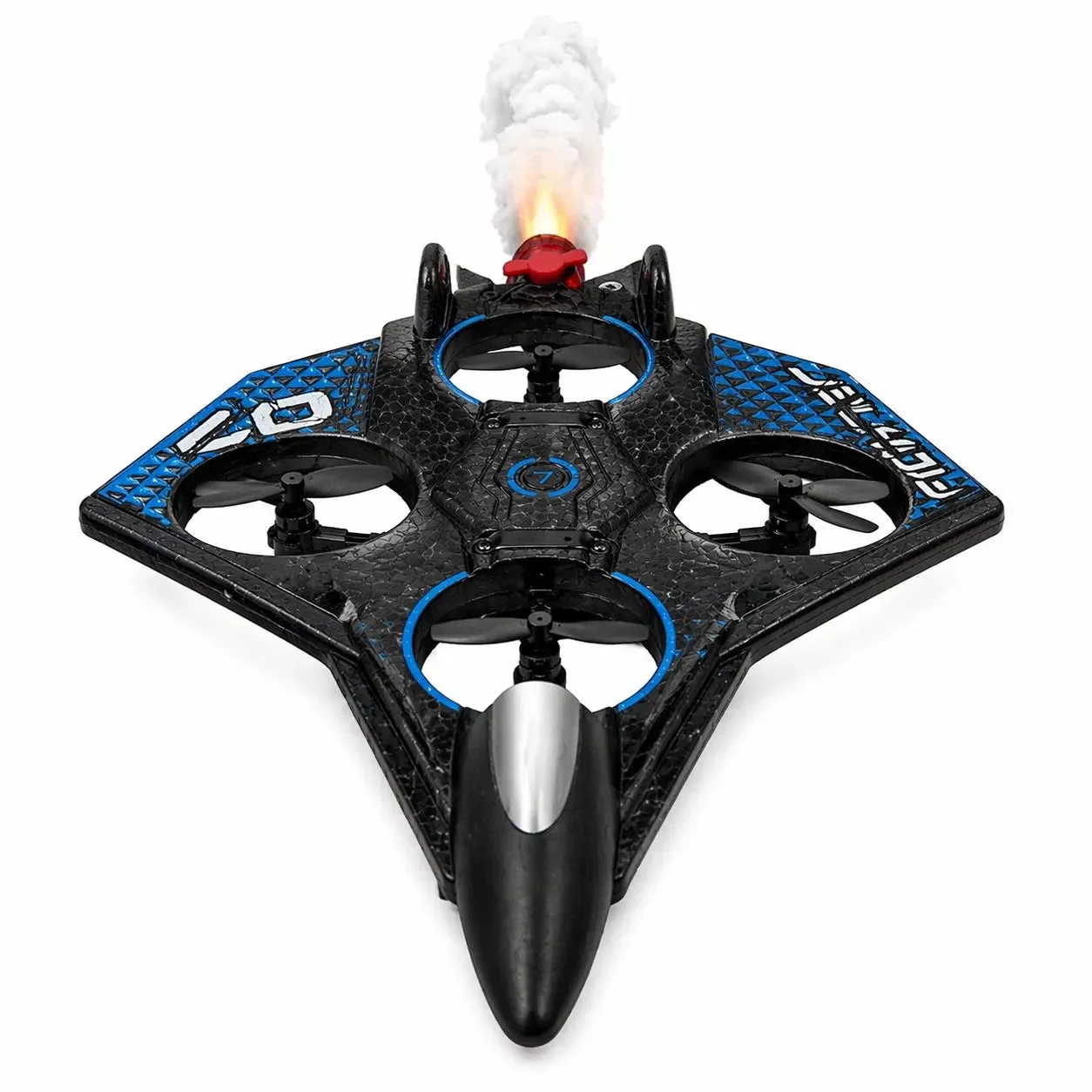 RC Fighter Plane with Smoke Spray Effect front view