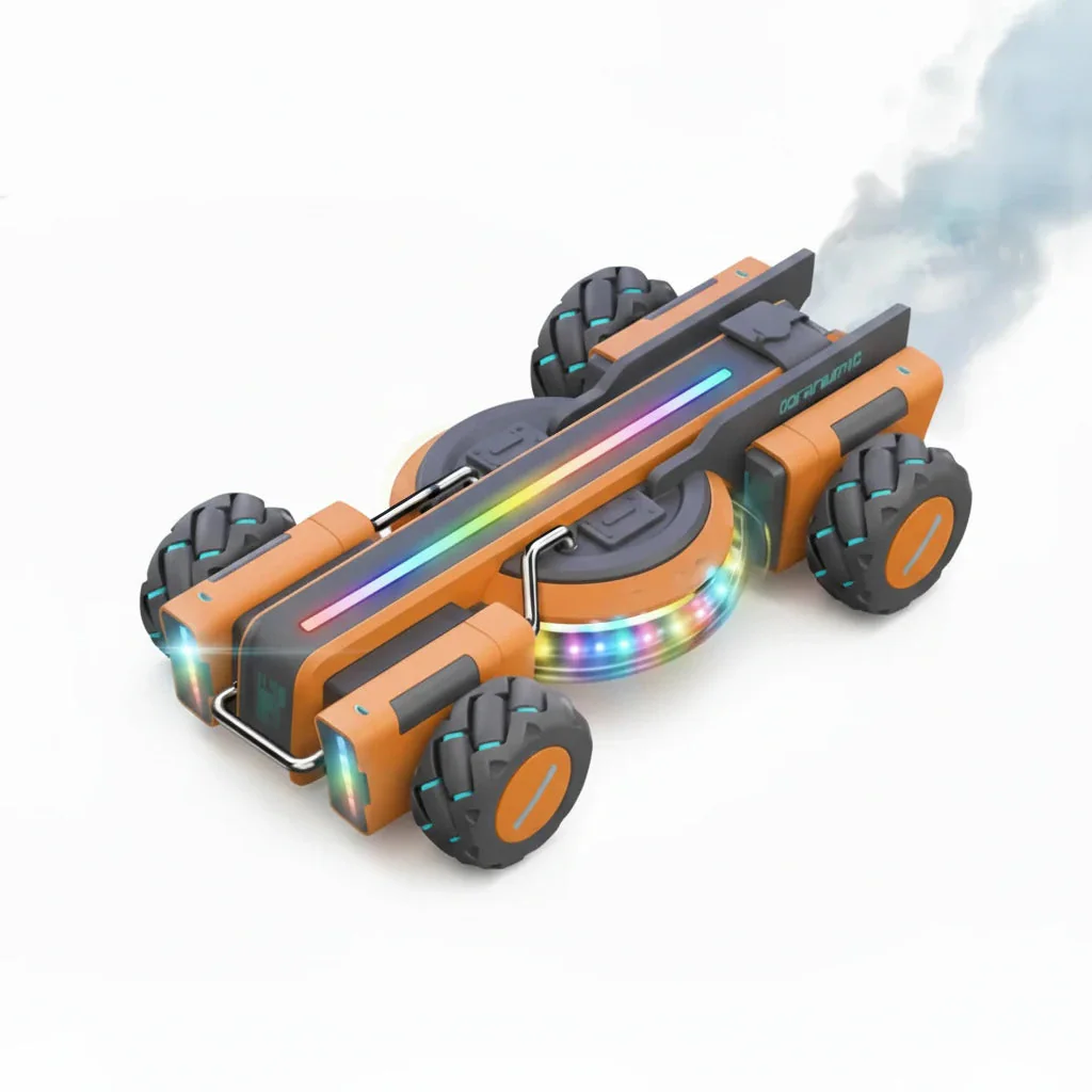 Stunt Spray RC Car front view