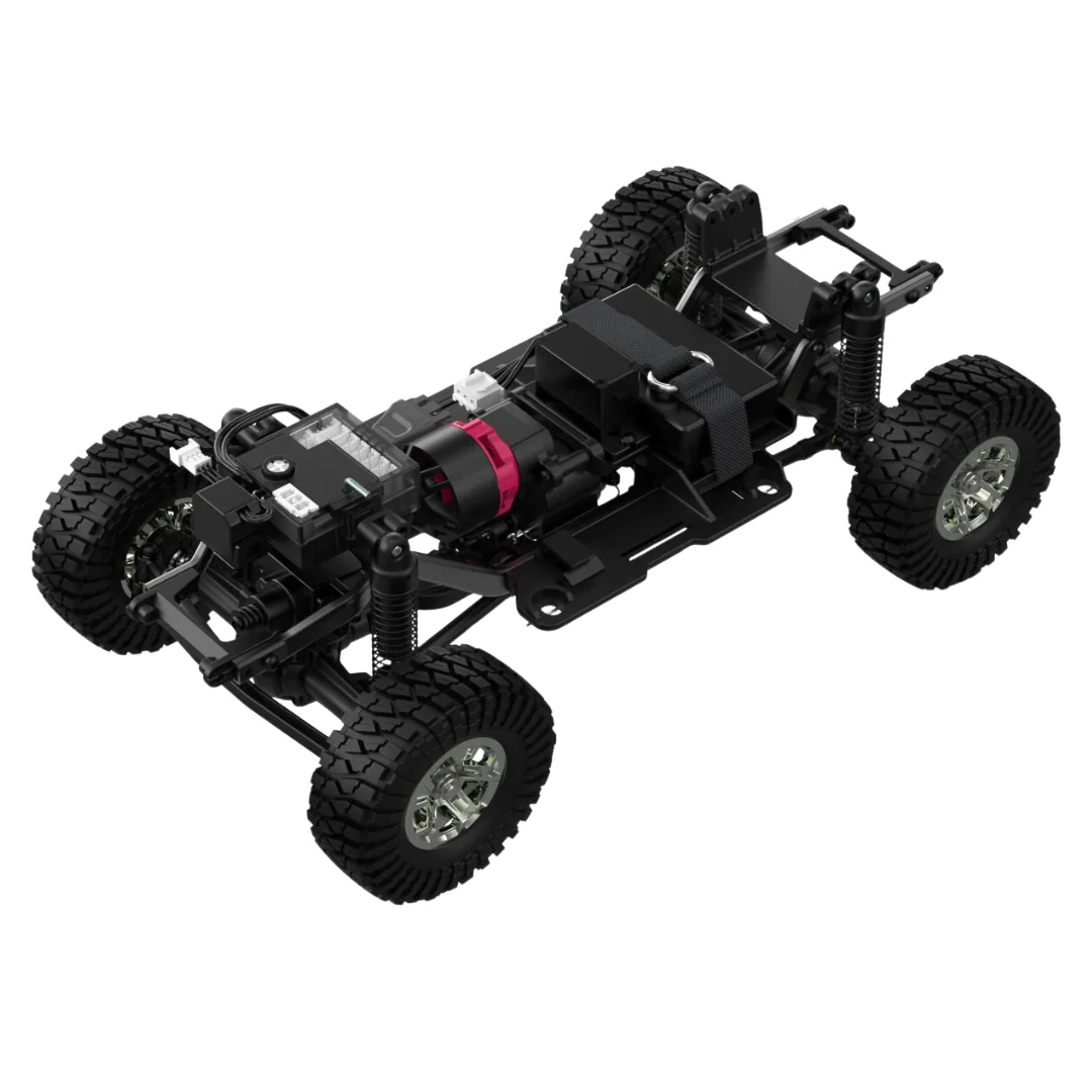UDI UCX1802PRO Toyota Prado 1:18 Brushless Crawler - White side view