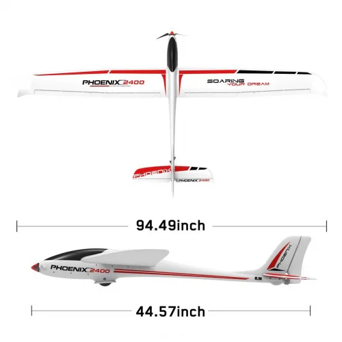 Volantex Phoenix 2400 2.4m 6CH PNP RC Glider detail view