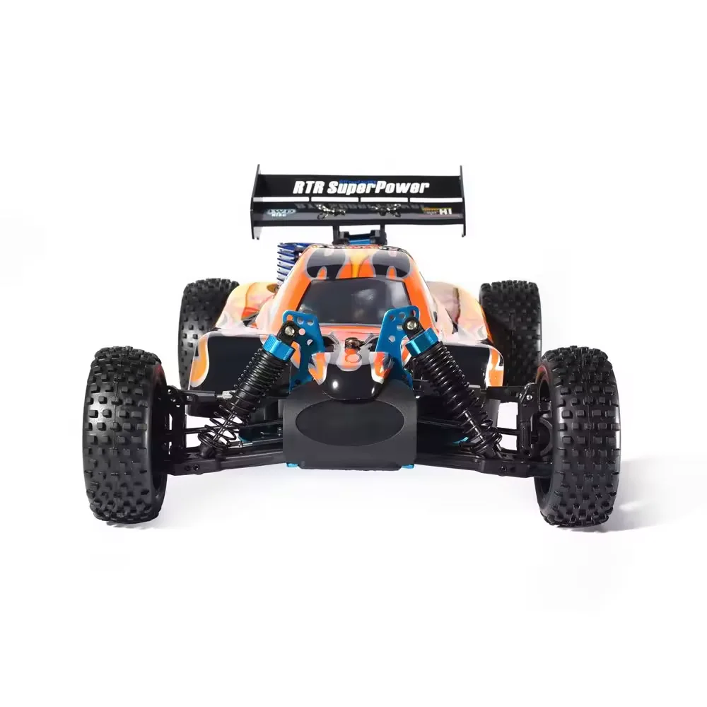 1/10 Scale Nitro RC Car – 4WD Oil-Powered Flat Sports Racing Car package view