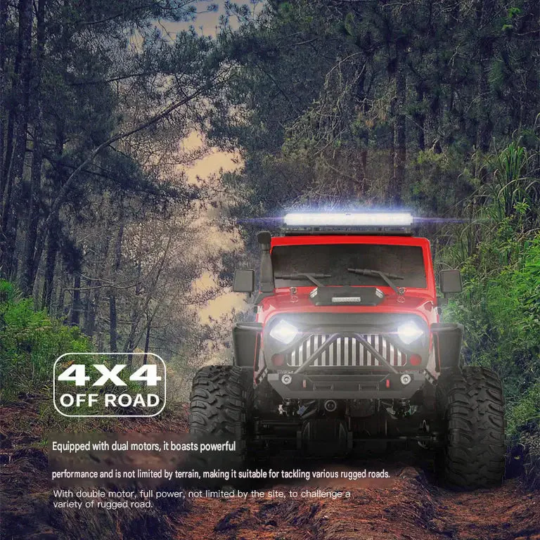 WL Toys 104311 1:10 Wrangler electric four-wheel drive off-road package view