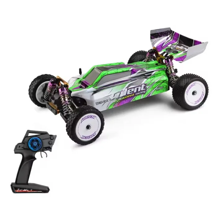 WLtoys 104002 Brushless 60km/h Metal Chassis 4WD Electric High Speed side view
