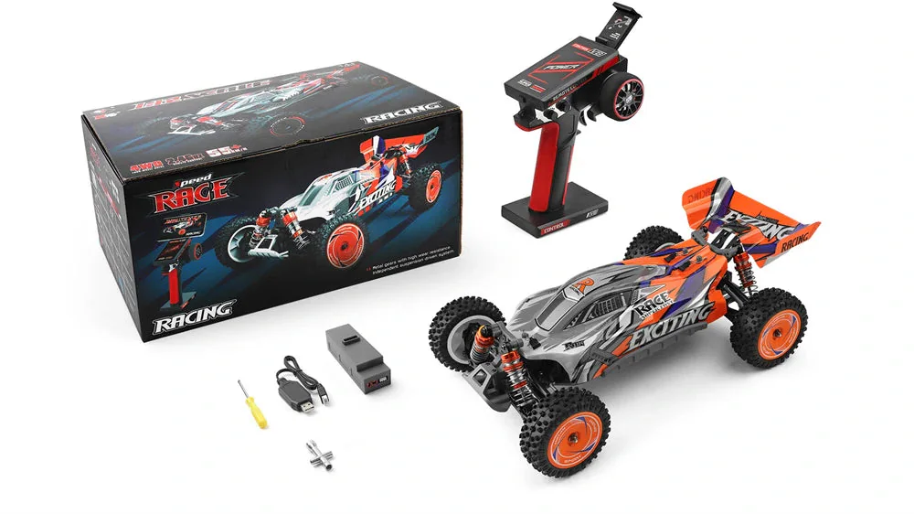 Wltoys 124010 RTR 1/12 2.4G 4WD RC Car 55km/h Buggy package view