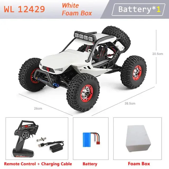 WLtoys 12429 1:12 40km/h 4WD RC Crawler Truck