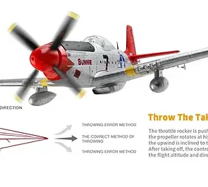 WLtoys XK A280 P-51 Mustang 560mm RC Fighter Plane package view