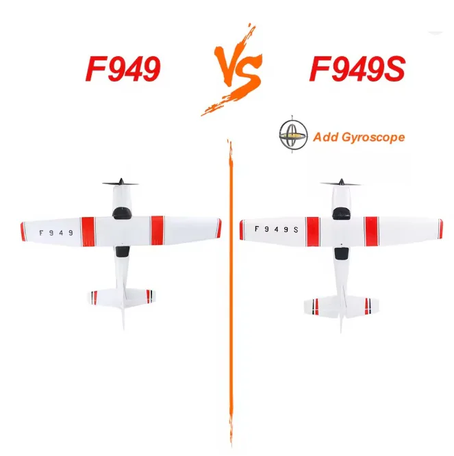 WLtoys F949S 2.4GHz 3CH Cessna RC Airplane side view