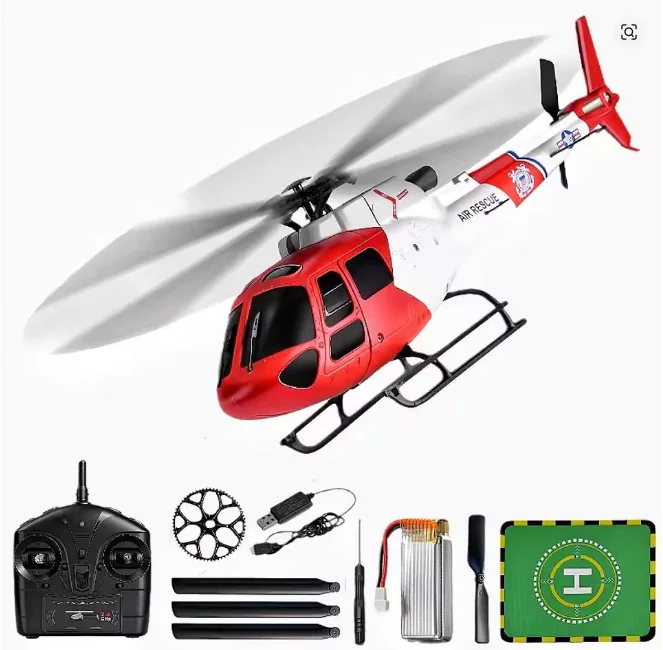 WLtoys K150 Brushless 4CH 6-Axis Gyro RC Helicopter front view