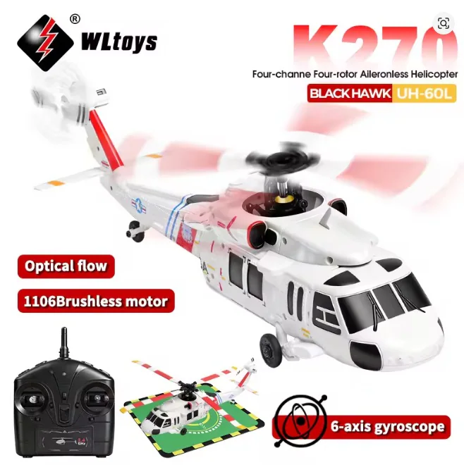 WLtoys K270 Brushless 4CH Optical-Flow RC Helicopter