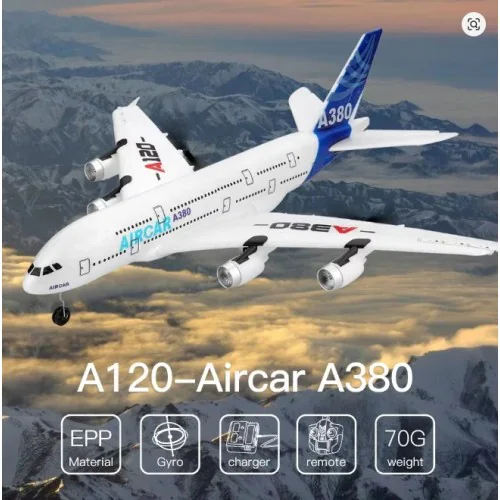 WLtoys XK A120 RC Plane 3CH 2.4G A380 EPP RTF Aircraft