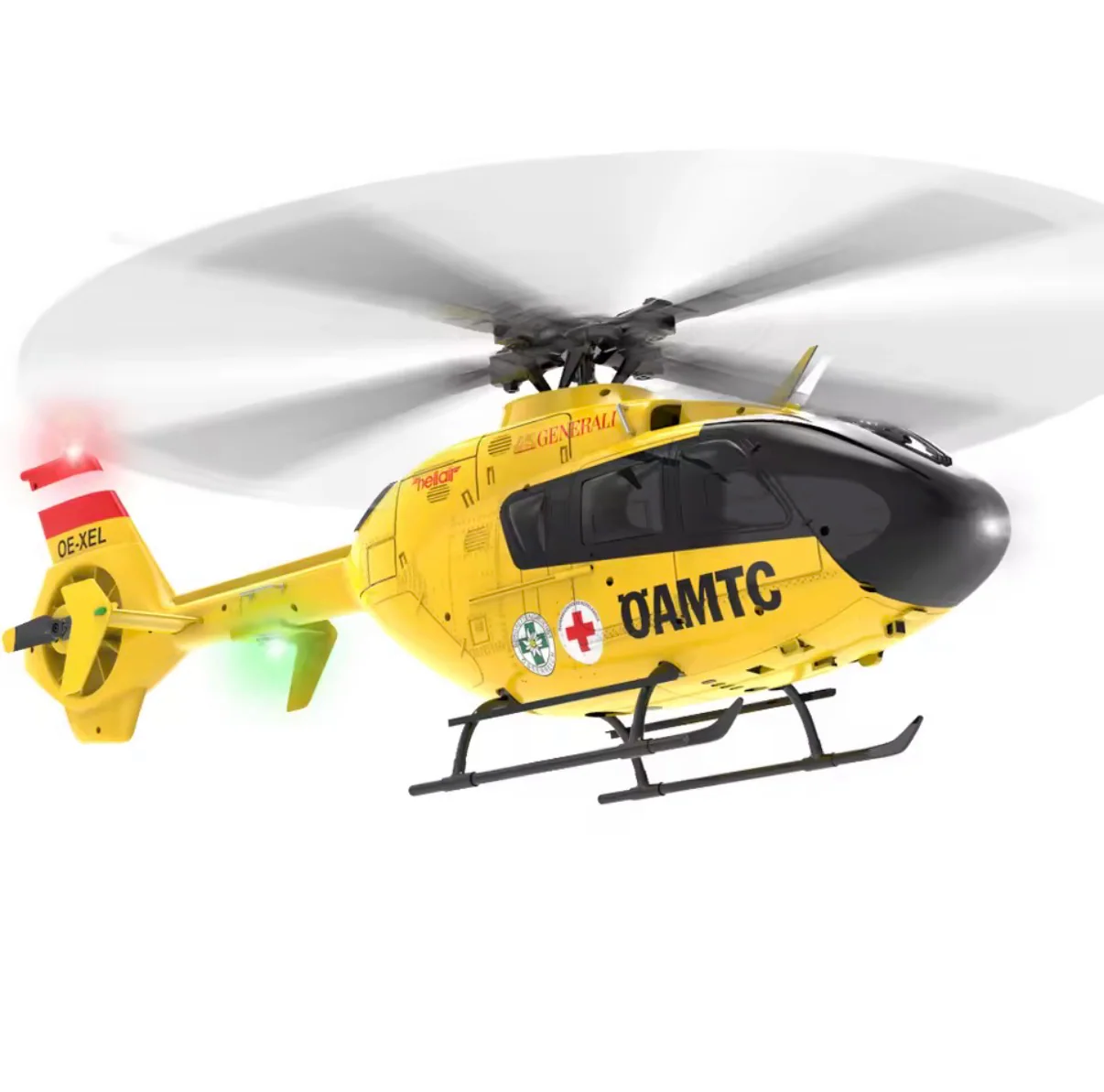 YUXIANG F06 EC135 Dual-Brushless 6CH RC Helicopter package view