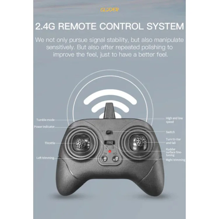 Z61 Three-Channel Foam Fixed-Wing Remote Control Aircraft package view