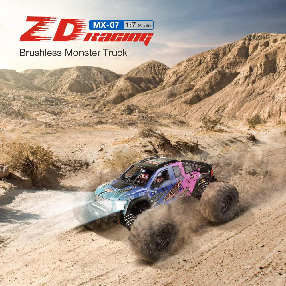 ZD Racing MX07 1/7 80km/h 4WD 8S High Speed Electric Buggy Off-Road detail view